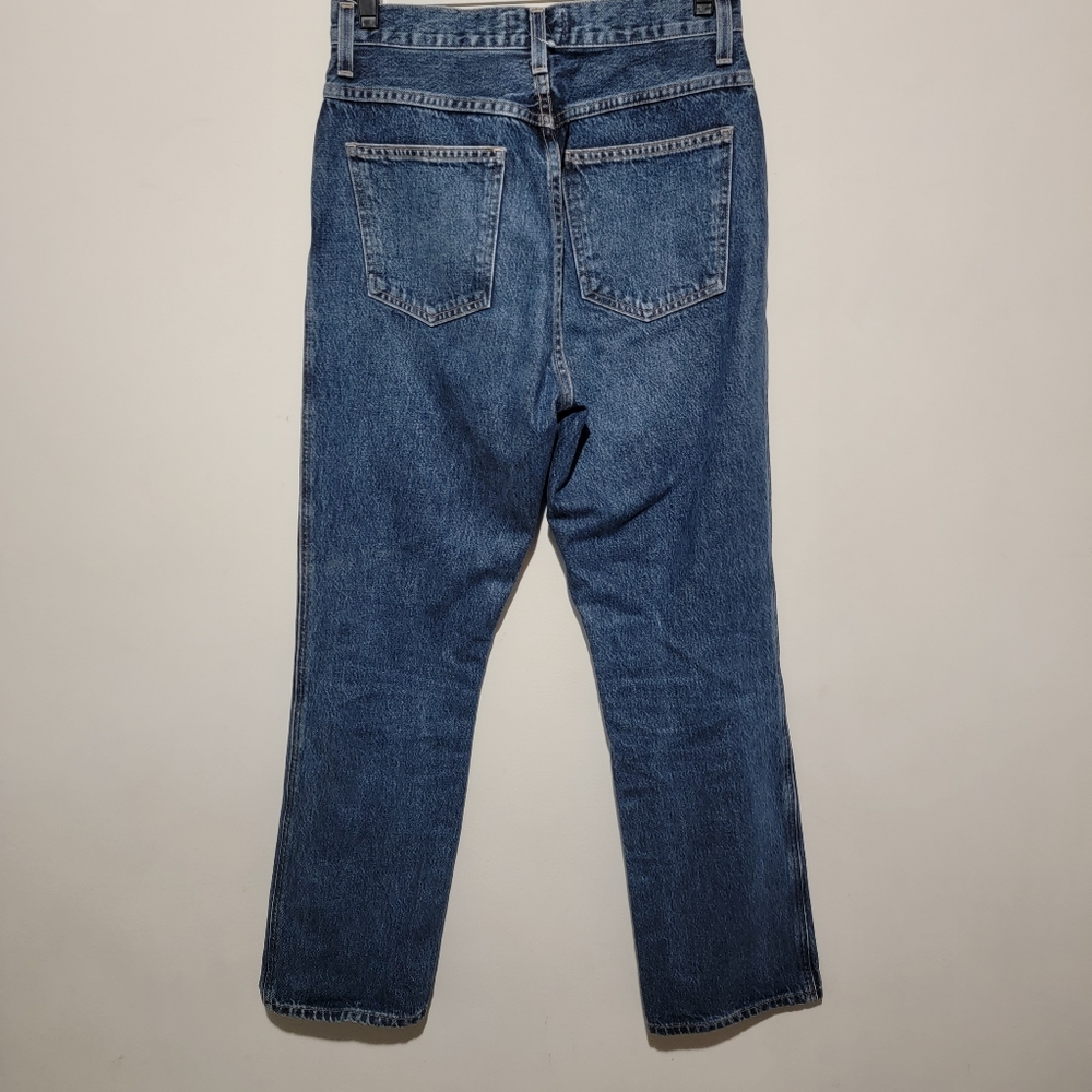AGOLDE Pinch Waist High Rise Kick Jeans sz 27 (fits like a 26) - Picture 3 of 7